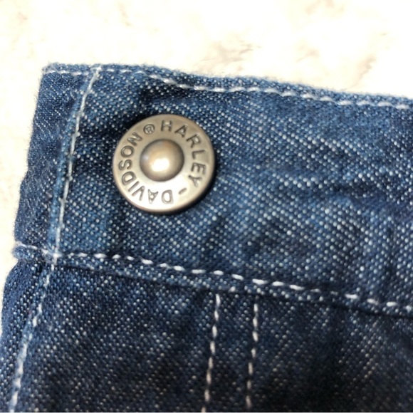 𝅺harley Davidson Girls Denim Jeans 24 Months - Picture 5 of 6